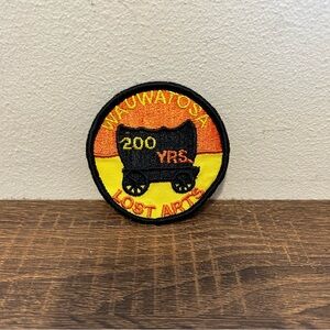 Vintage Wauwatosa Wisconsin 200 Years Lost Arts Patch 3" Round Embroidery